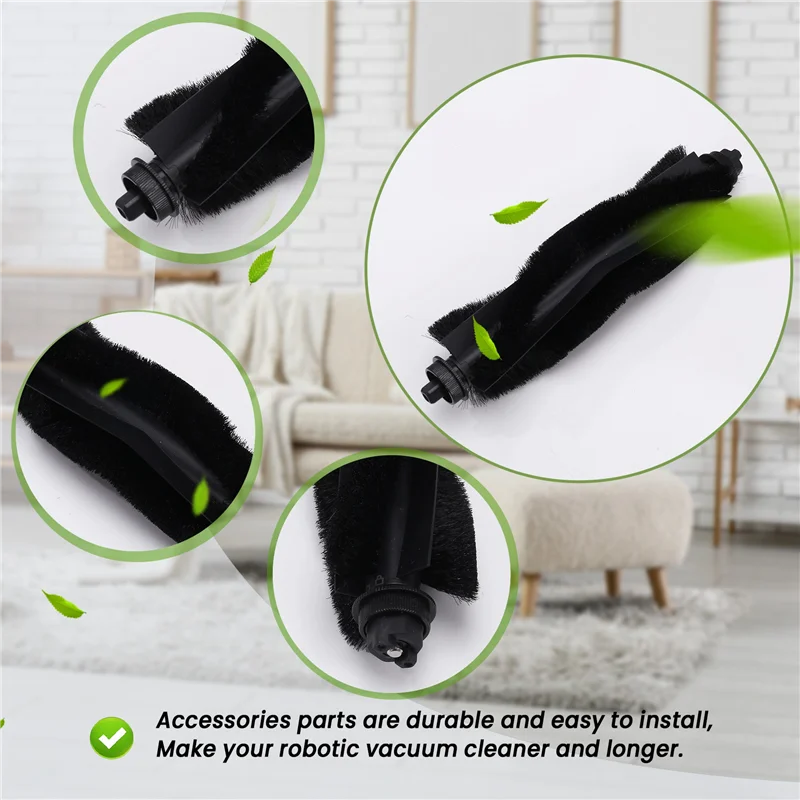 WHYY-bolsa de polvo con filtro Hepa de Cepillo Lateral de rodillo para Eufy Clean L50 / L50 SES / L60 / L60, pieza de accesorios para Robot aspirador