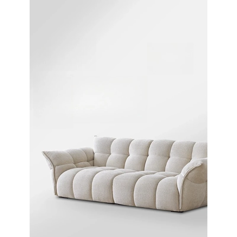 

Sofa light French retro chenille velvet fabric petal sofa