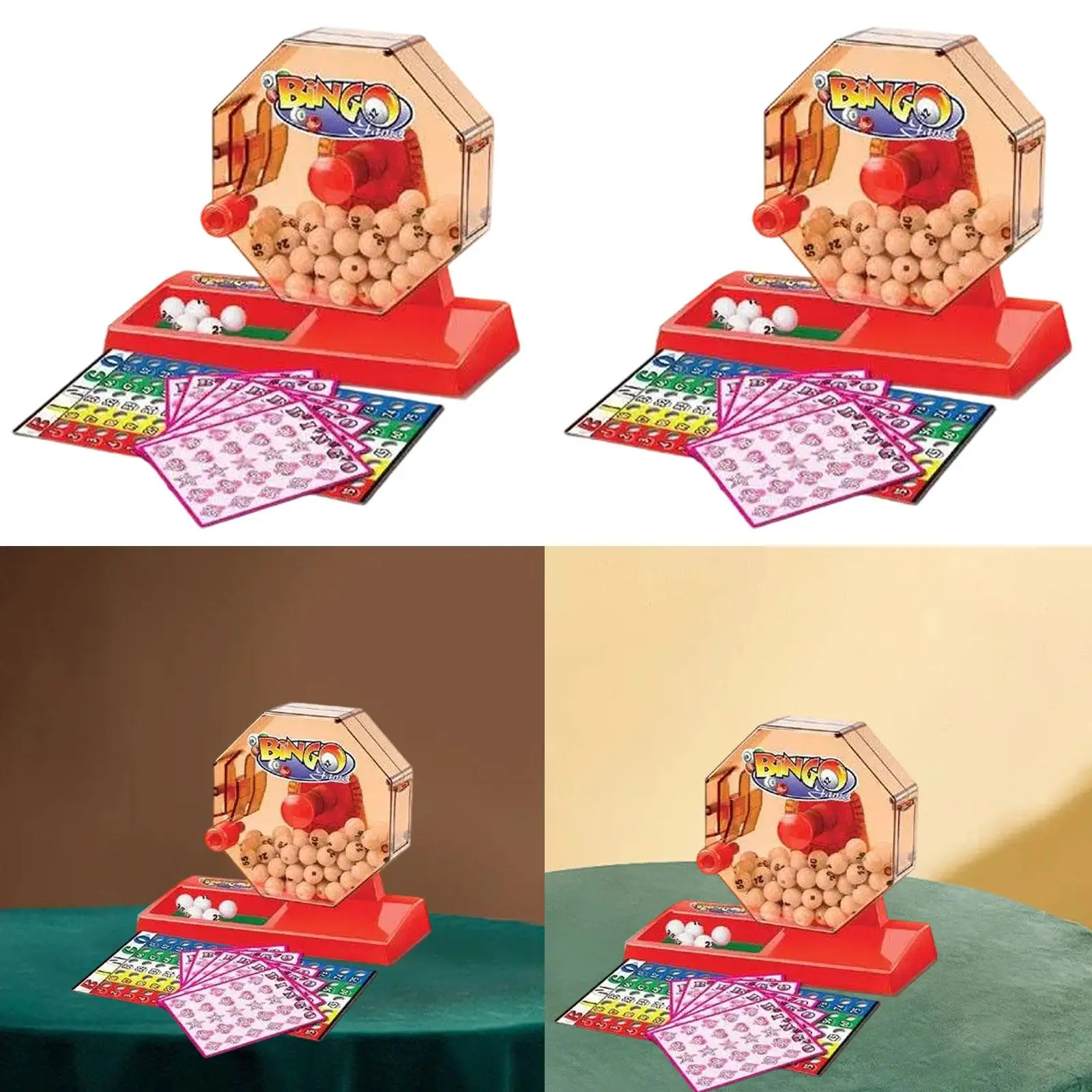 Gioco Lotto Palline bianche Gioco per feste in famiglia Gioco Giocattolo Set da gioco Bingo multiuso per gruppi di grandi dimensioni Soggiorno Partys Casa dei bambini