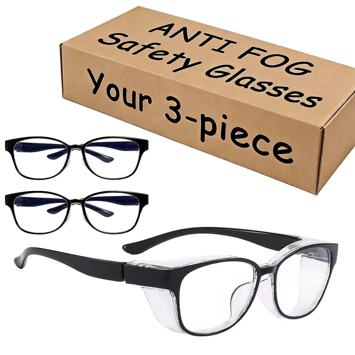 3PCS Anti Fog Safet…