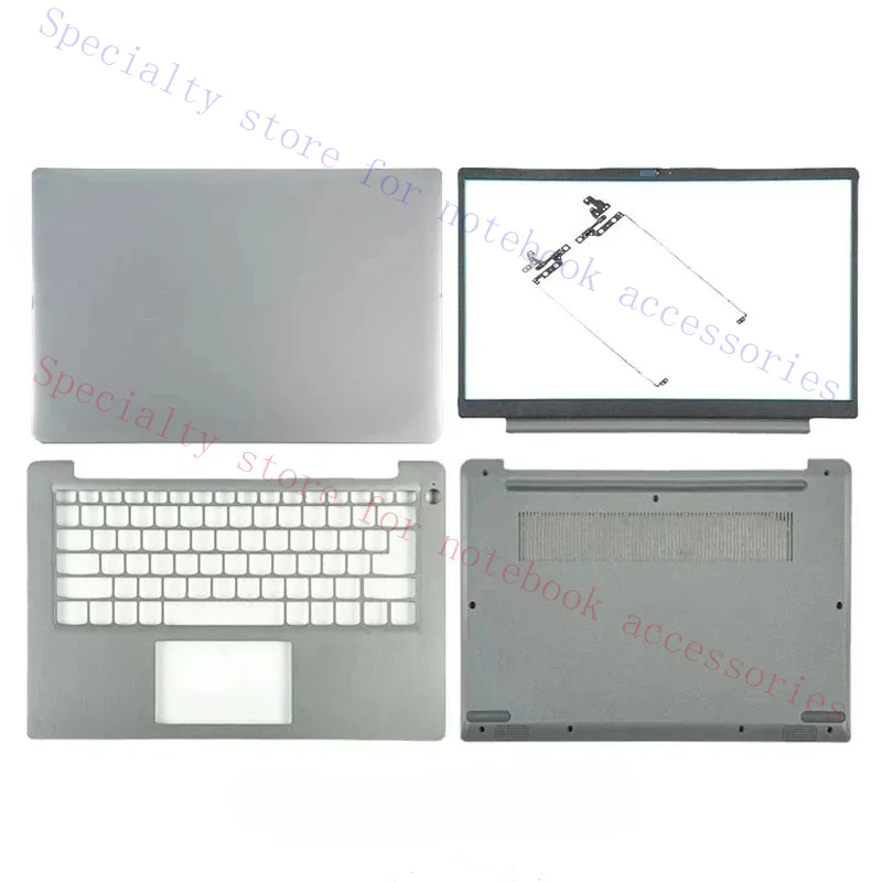 New Shells For Lenovo Ideapad 3 3-14ITL6 3-14ADA6 3-14ALC6 2021 LCD Back Cover Bezel Palmrest Bottom Hinges Laptop Housing Case