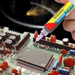 Solder Paste Spritze Niedrigen Temperatur Verschiedene Schmelzen Punkte und Arten von Flux SMD Löten Zinn paste Schweißen Reparatur Helfer