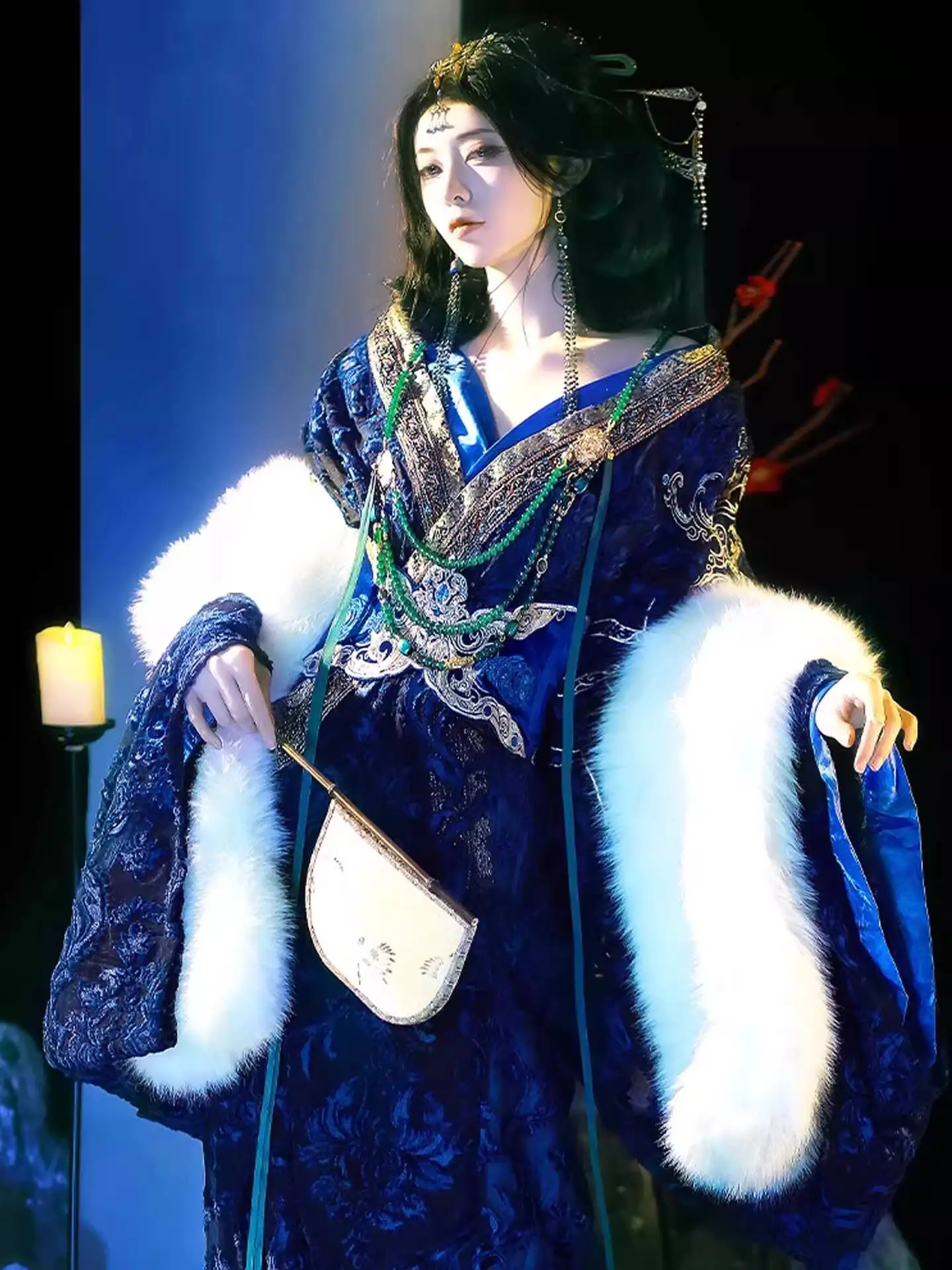 

Новый женский халат Hanfu, улучшающий руки, потерю Штатов, фиеста, карнавал, Хэллоуин, косплей