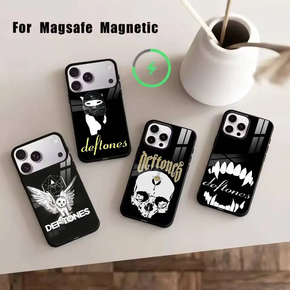 

Nu-Metal Band Deftones Phone Case For iPhone17,16,15,14,13,12,11 Plus,Pro Magnetic with Magsafe Wireless Charging