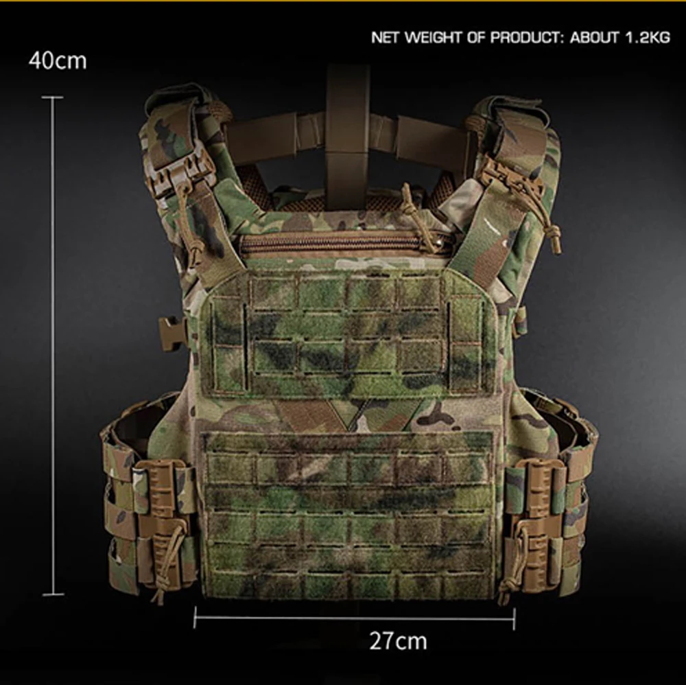 

Tactical practical Outdoor Vest K19 Full-Size Hunting Vest Plate Carrier 3.0 Fast Adjust Cummerbund Chest Rig