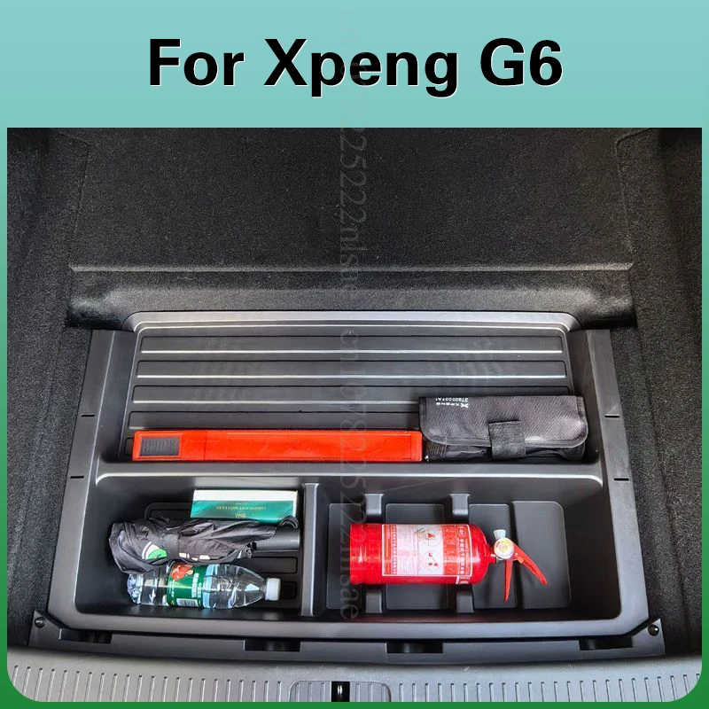 

For Xpeng G6 Trunk Bottom Classified Storage Box Modification Artifact Special Storage Accessories Supplies