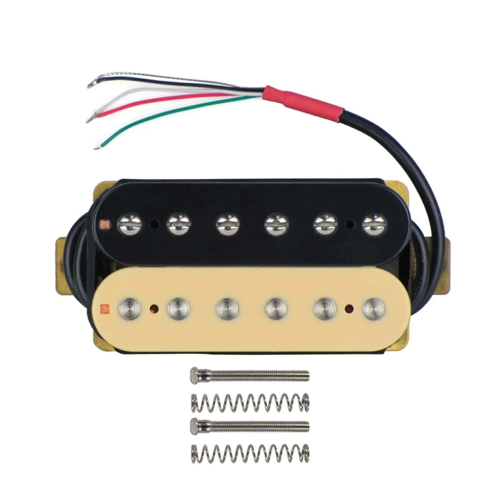 Electric Guitar Pickup Set Double Coil Humbucker Zebra Color Bridge And Neck Pickup Guitar Hardware Accessory