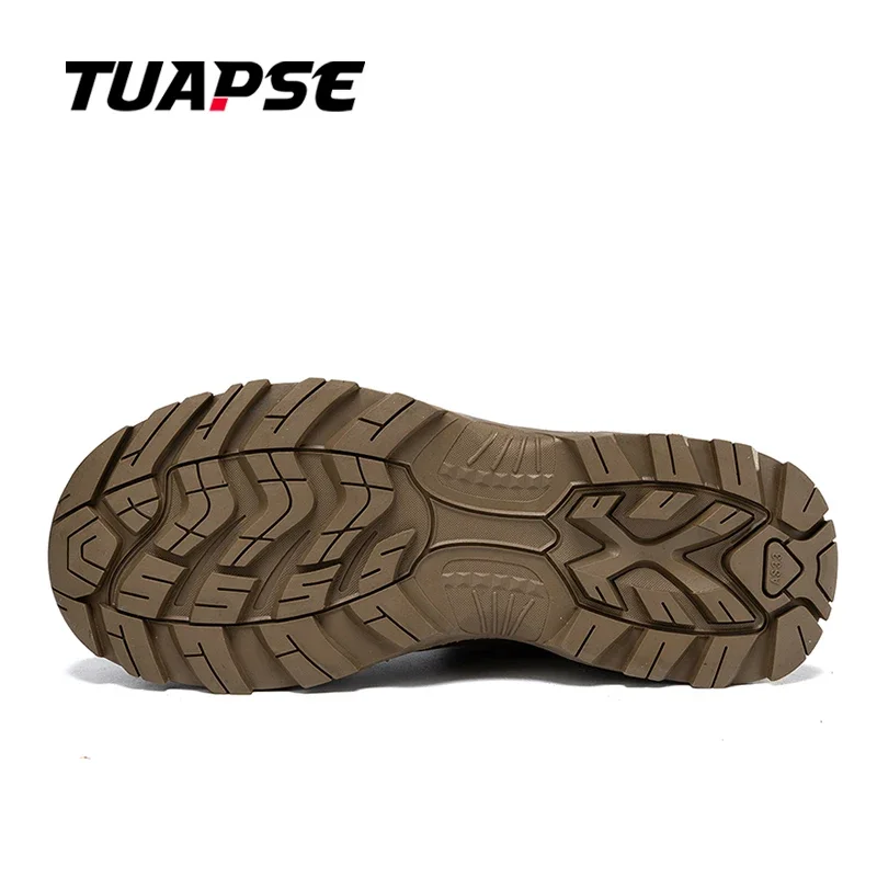 Tuapse botas de combate de treinamento de campo dos homens ao ar livre respirável botas de caminhada tênis casuais sapatos de trekking bota de escalada de montanha