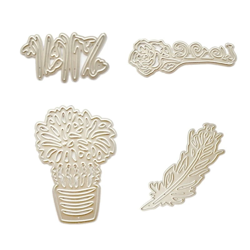 Metal Die Cuts Leaf Flower Embossing Stencil Cutting Dies for Card Making Scrapbooking Paper Craft DIY Template Handmade