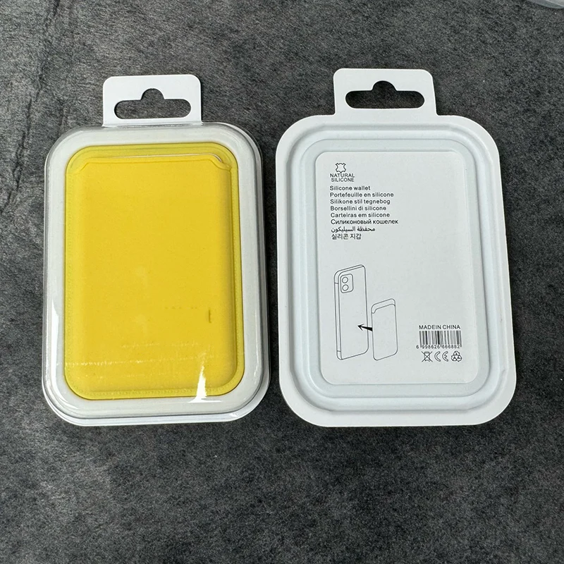 Original Magsafe Wallet Liquid Silicone Magnetic Card holder Case For iPhone 15 14 13 12 Pro Max Phone Bag Cover Accessories