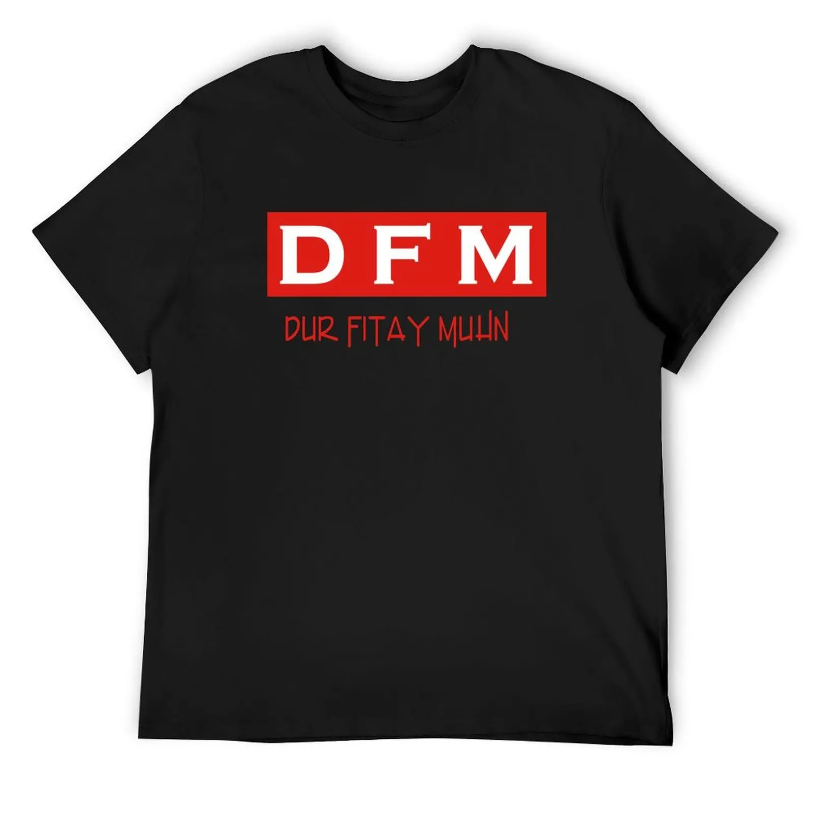 DFM (Dur Fitay Muhn) T-Shirt anime clothes oversizeds heavyweights mens clothes