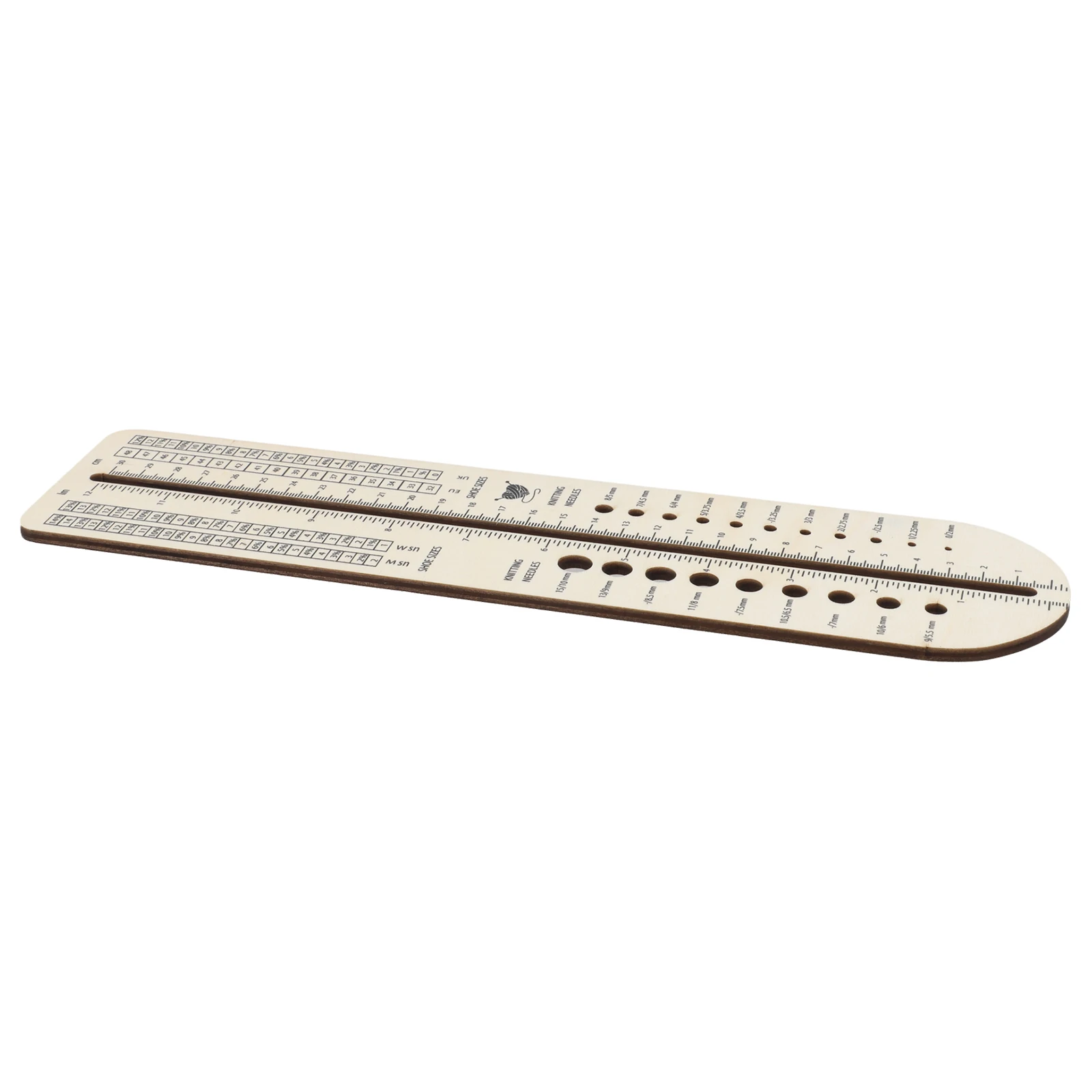 Crafting With Friends Silver Sock Ruler Knitting Enthusiast Supplies Socks Length Measure Knitting Enthusiast Tool