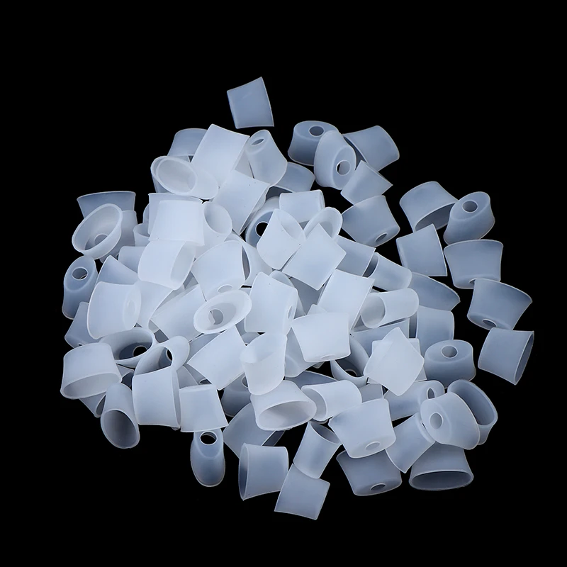 Nuevo Lote de 100 Cubiertas de Silicona para Boquilla, Puntas Desechables de Goma para Pruebas, Tapas para Probadores Bc5000 Bc 5000 PUFFS Box Mod Vape Pod