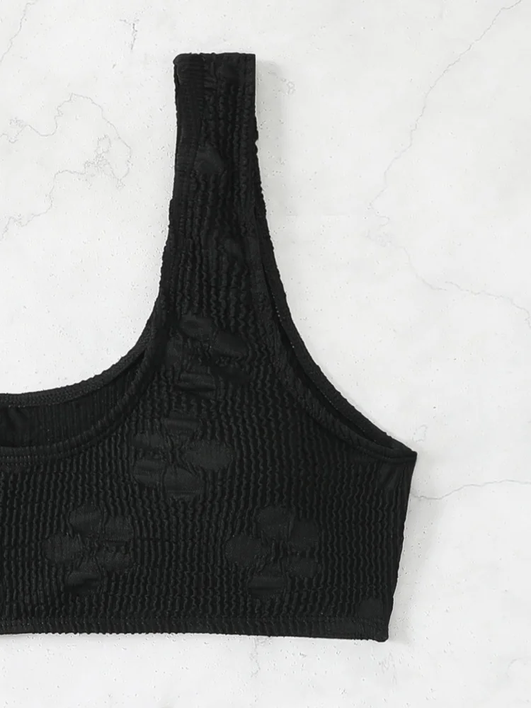 ビキニ女性水着 2025 新黒バンドービキニセットセクシーなハイウエスト水着夏ツーピースビーチウェア水着女性