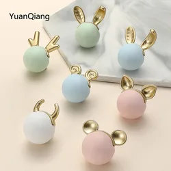 Creative Ceramic Handles Cute Animal Shape Drawer Handle Cupboard Handles Decoration Living Room Knobs Children Furniture Knobs