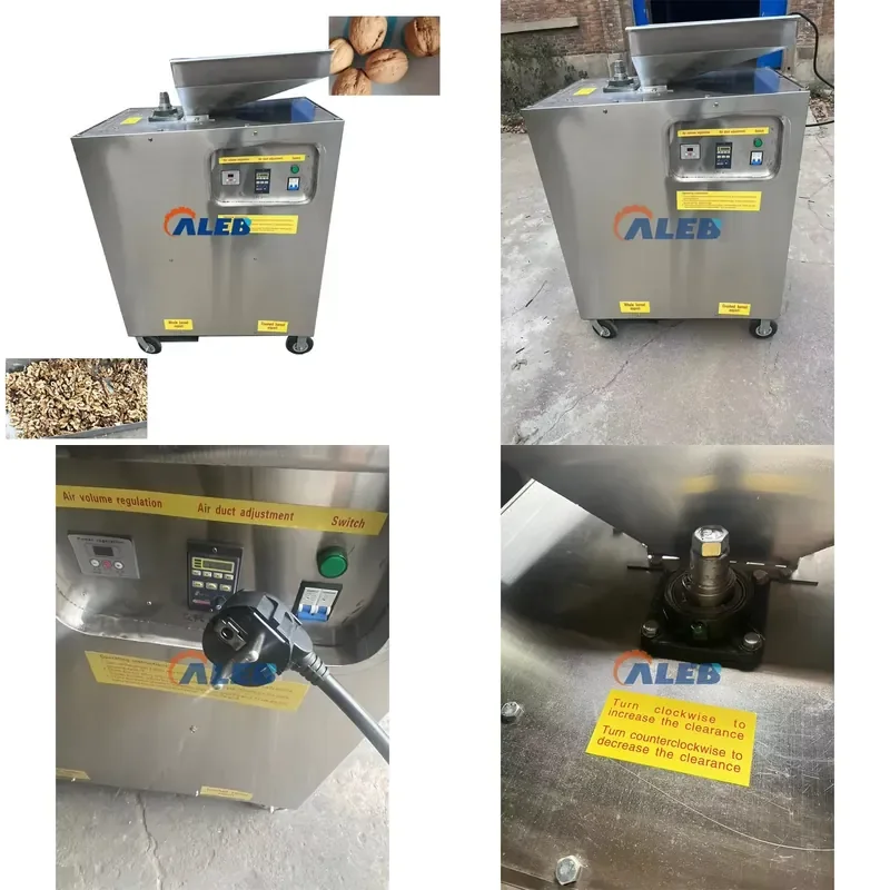 

SFW Certificate Stainless Steel Walnut Shelling Equipment Cheap Price Walnut Shell Separator Machine