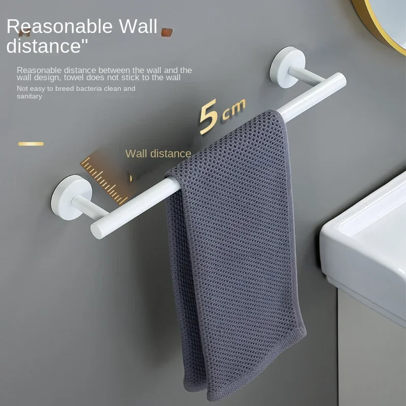 White Bathroom Hardware Set Accessories Stainless Steel Towel Rack Towel Ring Toilet Paper Holder Hook Bathroom Organizer Set