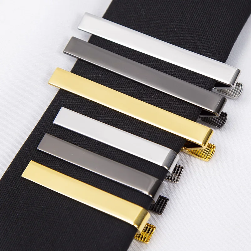 Přivázat klipů zlato barva móda kravaty pro muži dárky kov jednoduchý pult obejmout praktický kravata příslušenství přivázat špendlík pánská límec klip