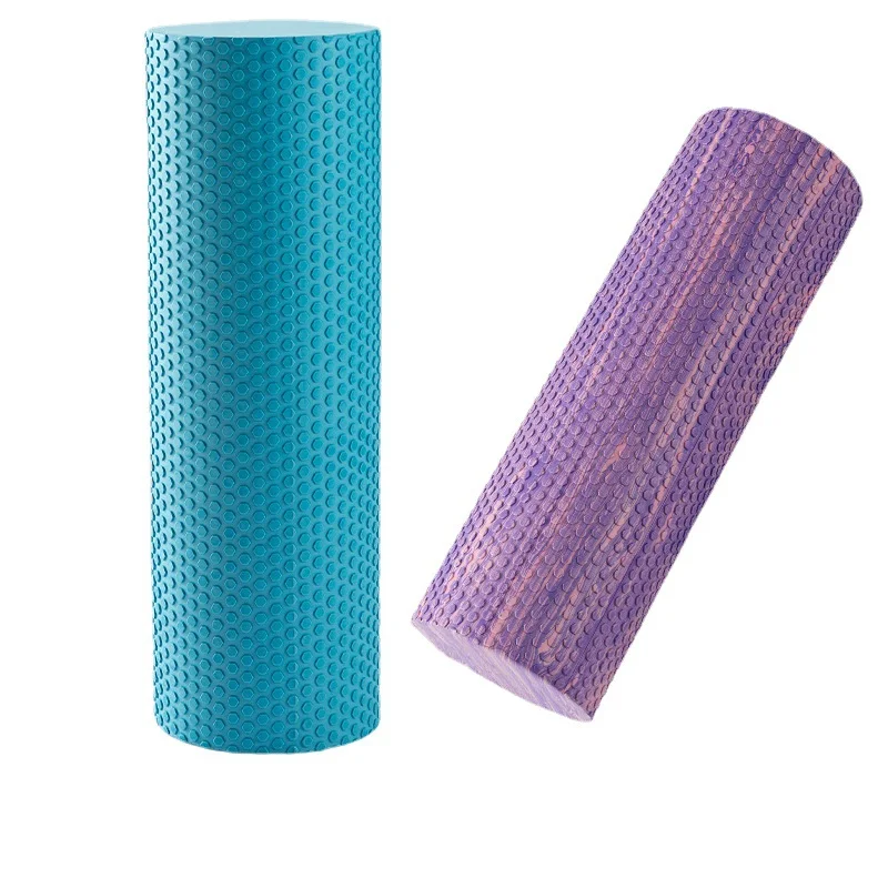 30/45/60CM X 10CM Yoga Foam Roller EVA Pilates Exercises Massage Roller Fitness Gym Muscle Massage Column Self Massage Tool