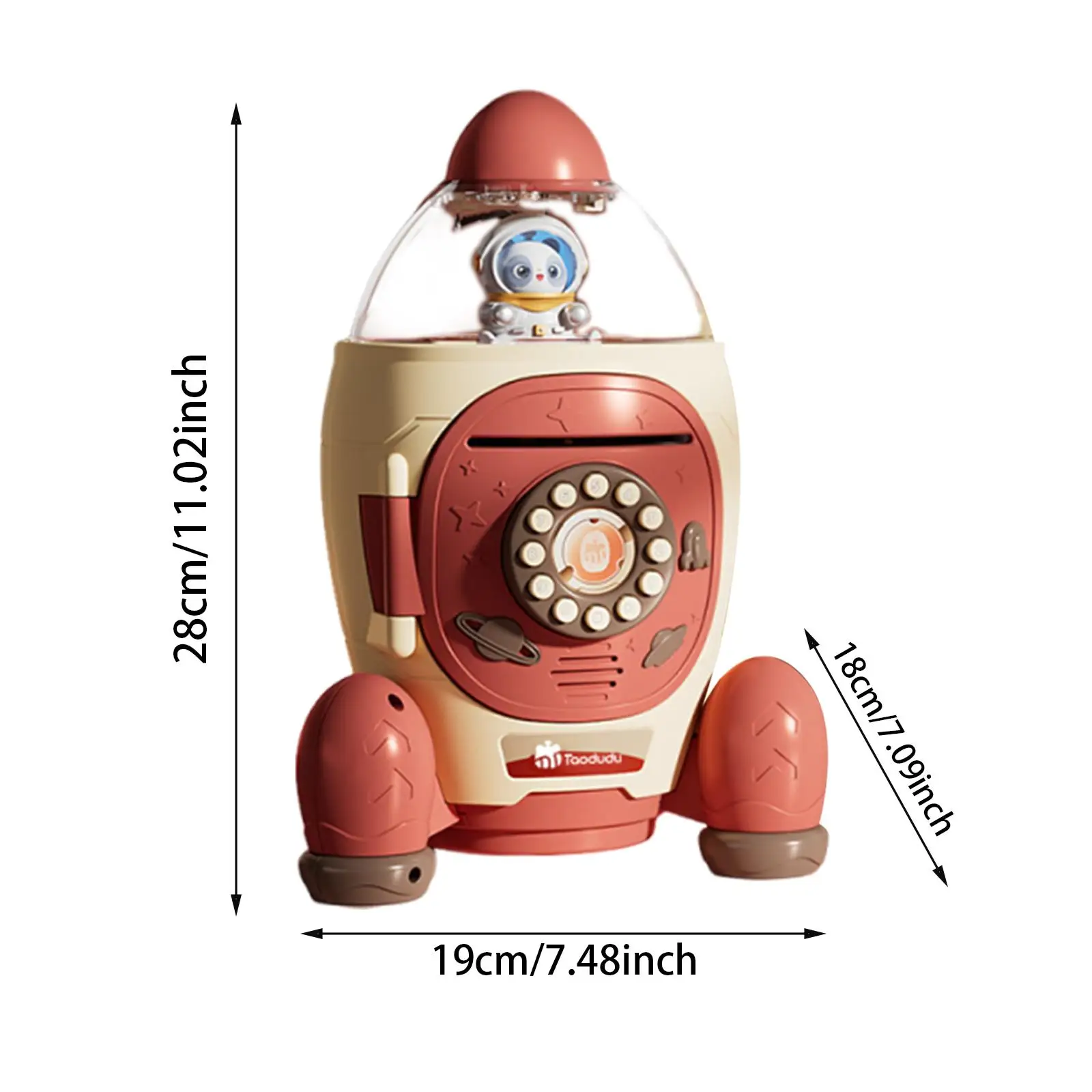 ロケット-貯金箱,初期の開発,パスワードと指紋,ギフト,休日と誕生日の女の子のためのお金の銀行