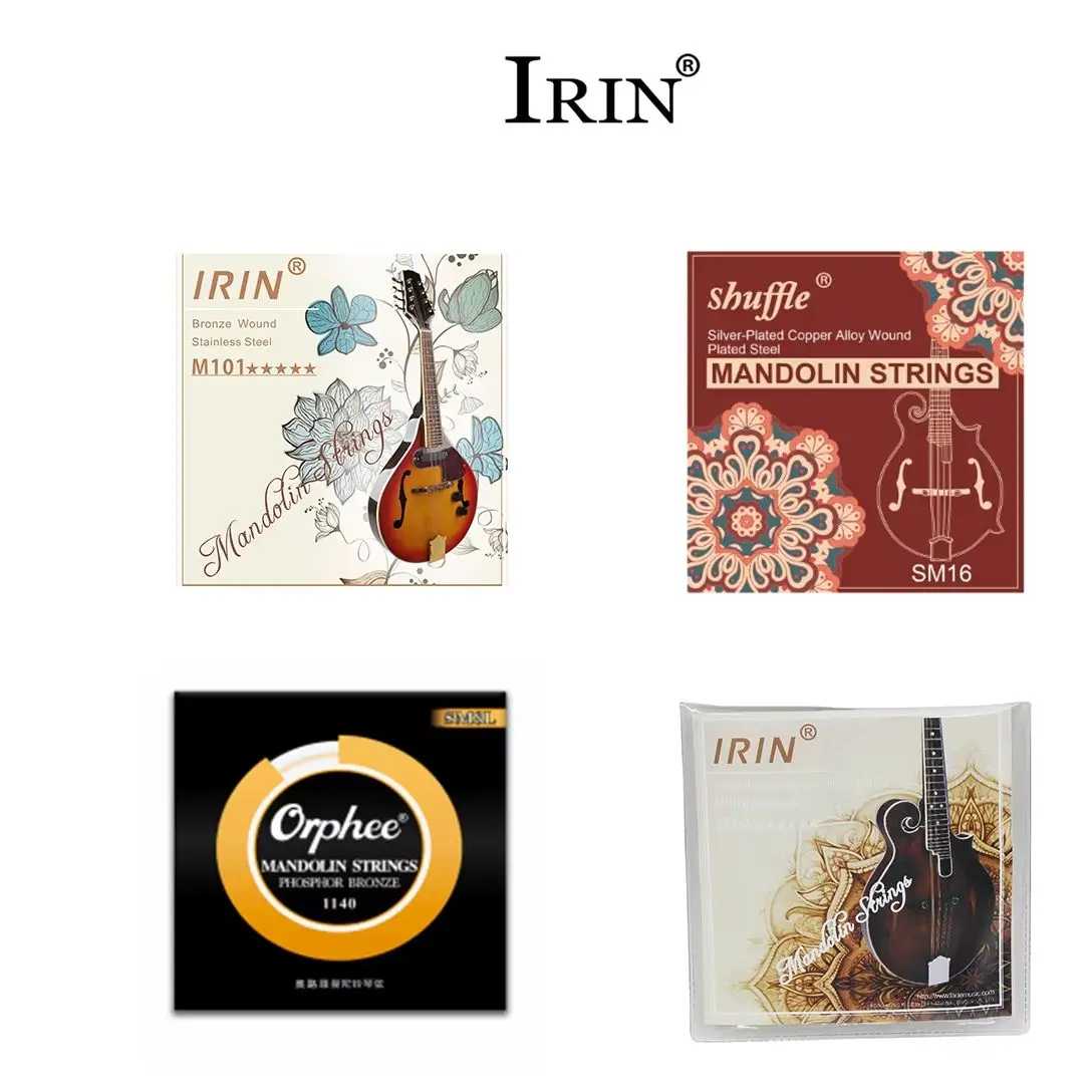 

Mandolin String 8-Strings Silver Plated Copper Alloy Professional Beginner Practice Mandolin Strings Accessories 1/3/5/10 Pcs