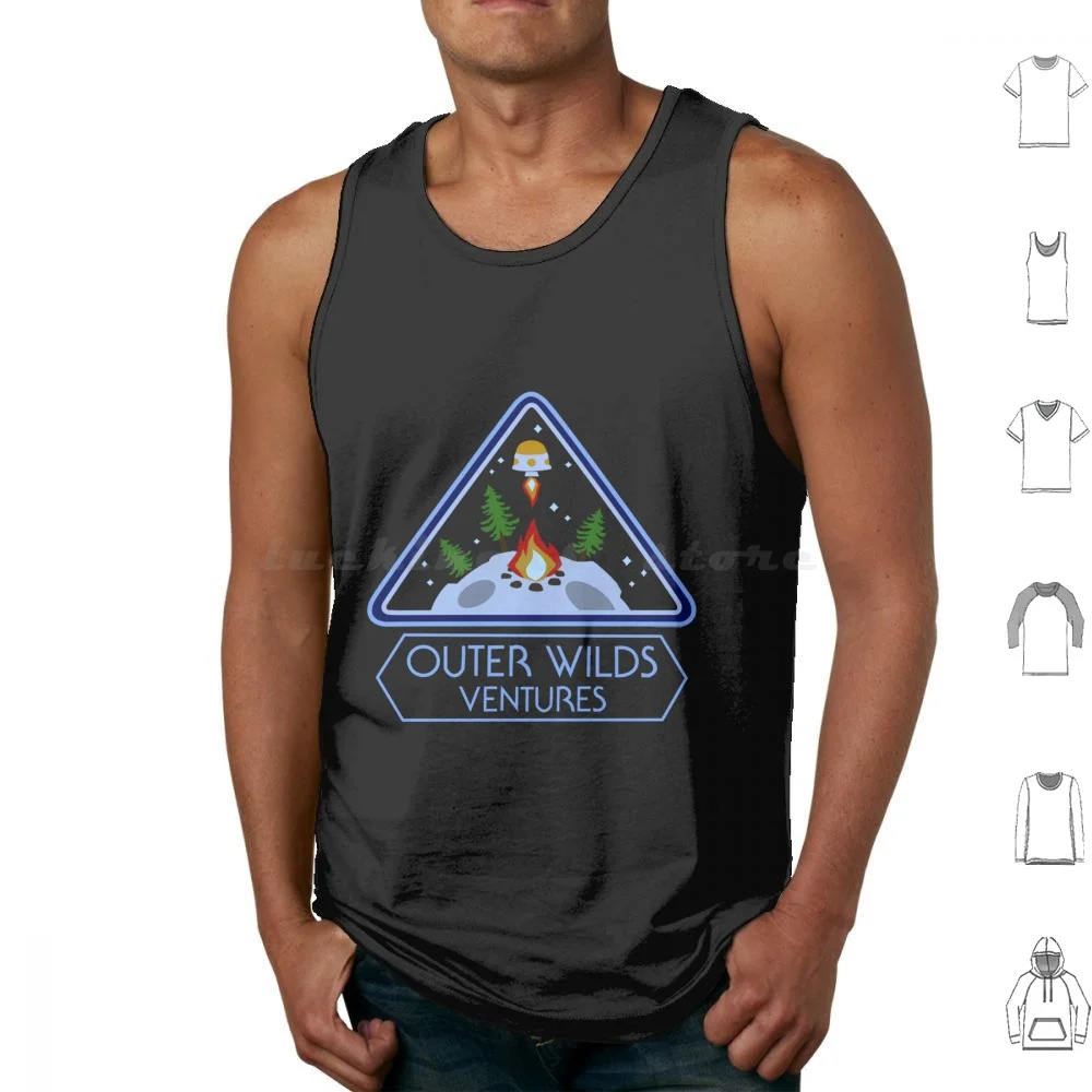 Wild Goose Chase Tank Tops Vest Sleeveless Outer Wilds Space Outer Wilds Nomai Game Video Game Dark Bramble Solar System