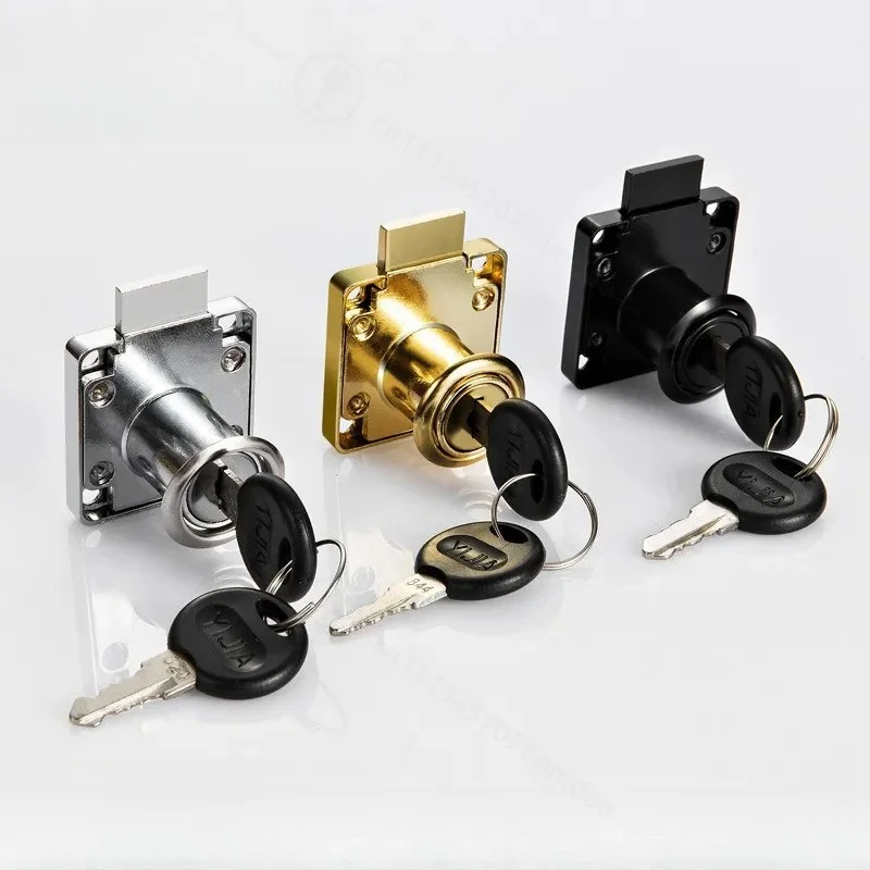 Yijia Office Desk Drawer Lock Cylinder Lengthened Computer Desk Cabinet Furniture Lock for Cabinet Door