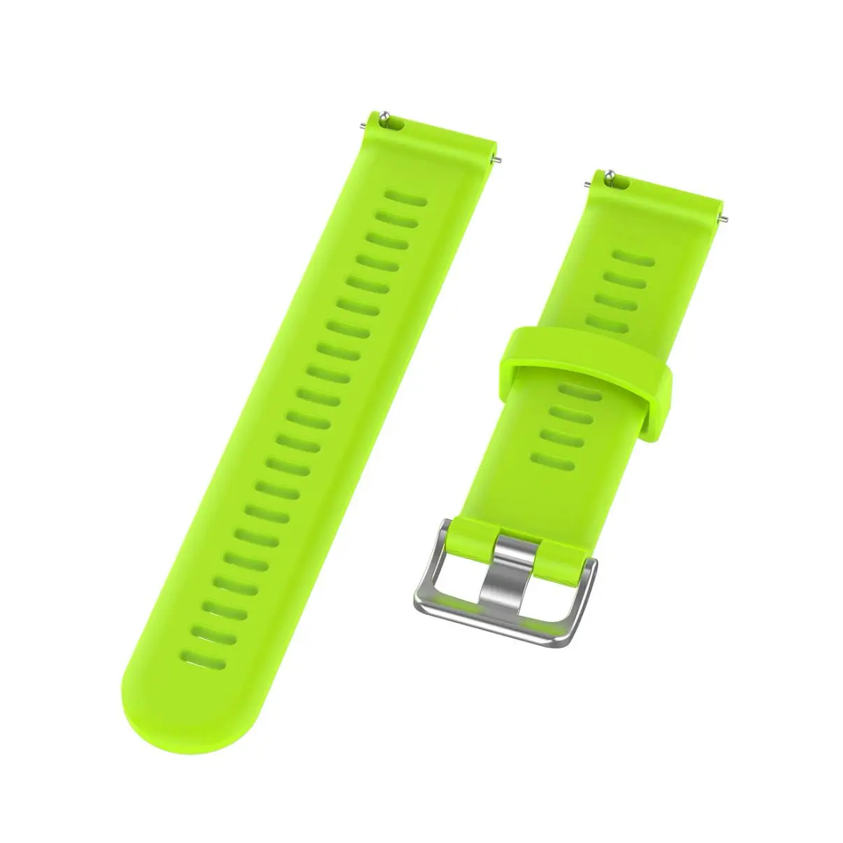 20MM Silicone Strap Classic Metal Buckle Bracelet Bands for Haylou LS02 LS01 RS4 RS4 Plus