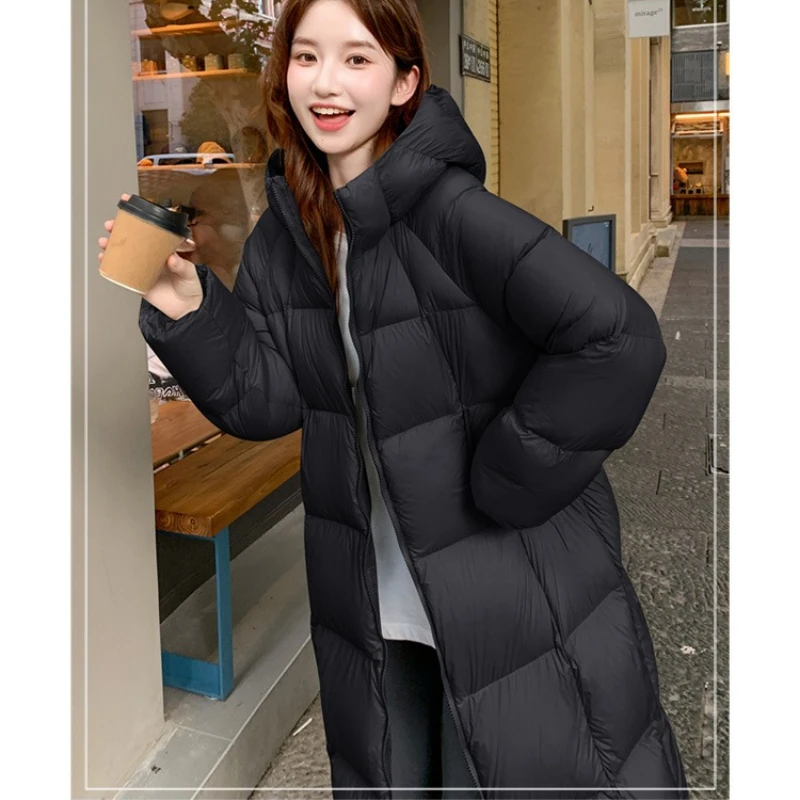 Winter Women's Cold Coat Parkas Quilted Super Hot Coats Hooded Long Cotton Padded Jacket Jackets Womens Winter Clothing Trendy