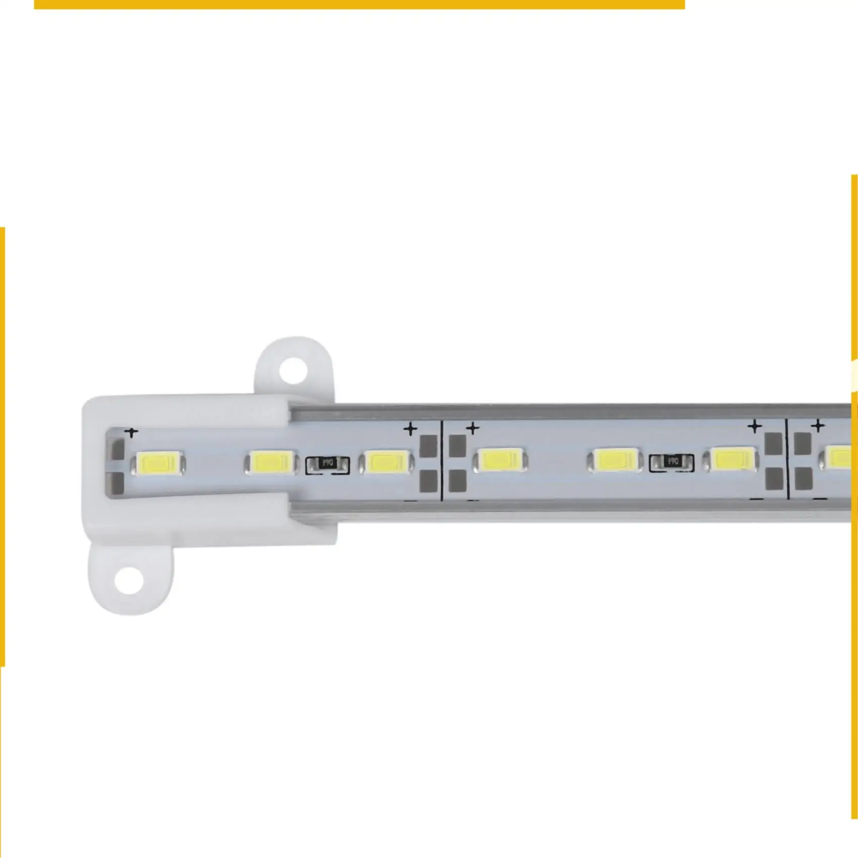

A76K 5X 50CM 12V 36 LED 5050 SMD Hard Strip Bar Light Aluminum Rigid White