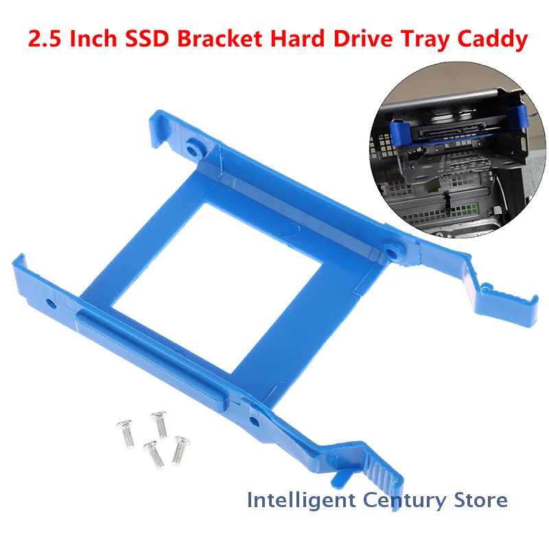 （In）2.5 Inch SSD Hard Drive Disk Rack Bracket HDD Tray Caddy W/Screw For Dell Optiplex 3070 5070 7070 MT Repair Part