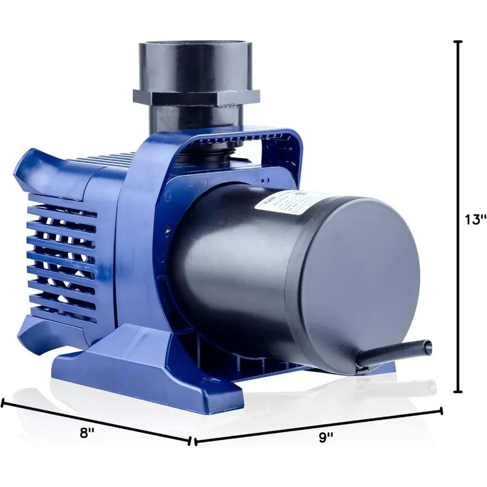 10300 GPH Submersible Water Pump with 33 FT Cord and Adapters for Ponds, Fountains, Waterfalls, and Water Circulation