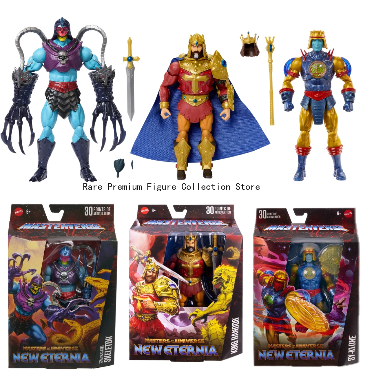 

Authentic U.S. Masters of the Universe New Eternia Panthor - Joint-Articulated Posable Action Figure, Premium Collectible Model