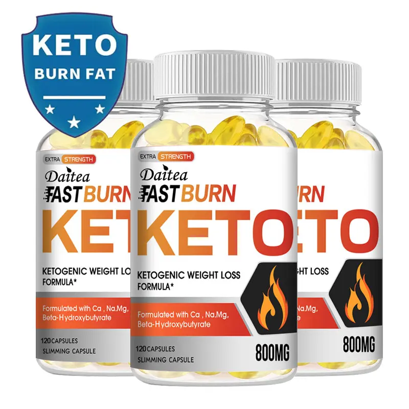 

Daitea Keto Capsules - Promote Muscle Mass, Metabolism, Weight Management, Belly Fat Burning 120 Vegetable Supplements