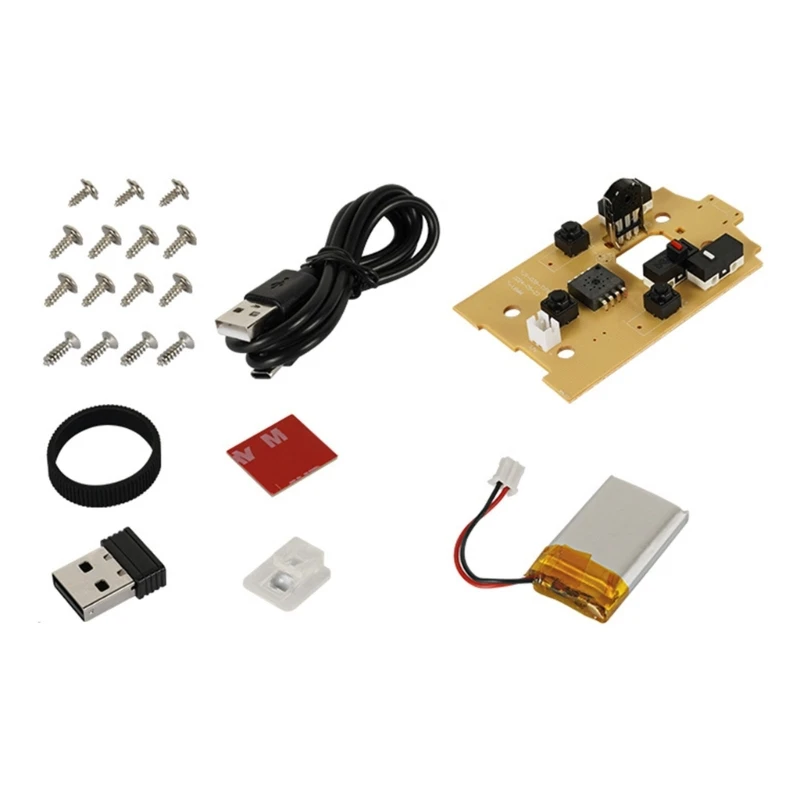 Q5WF 充電式 DIY ワイヤレスマウス 3D プリント愛好家やテクノロジー愛好家向け プリントパーツは含まれません