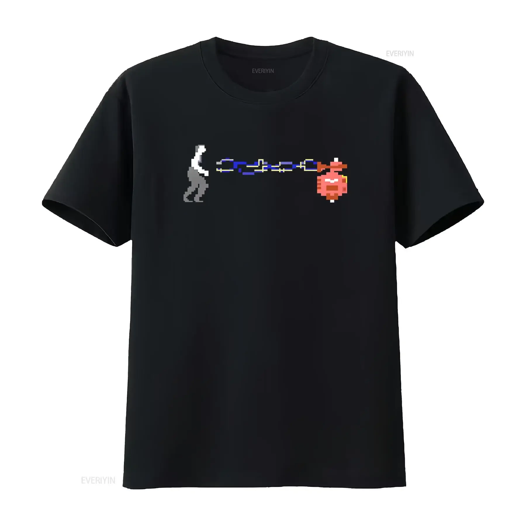 Officially Licensed Impossible Mission C64 8 Bit Retro Spectre 48k T Shirt vintage Washed Casual graphic fashion Unisex