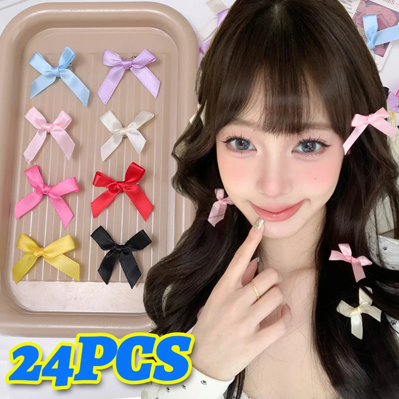 

Y2K Ribbon Bowknot Hair Clip Bowknot Cute Korean Hairpin Fashion Barrettes Lovely Headwear Hair Grip Bobby Pin Accessories New