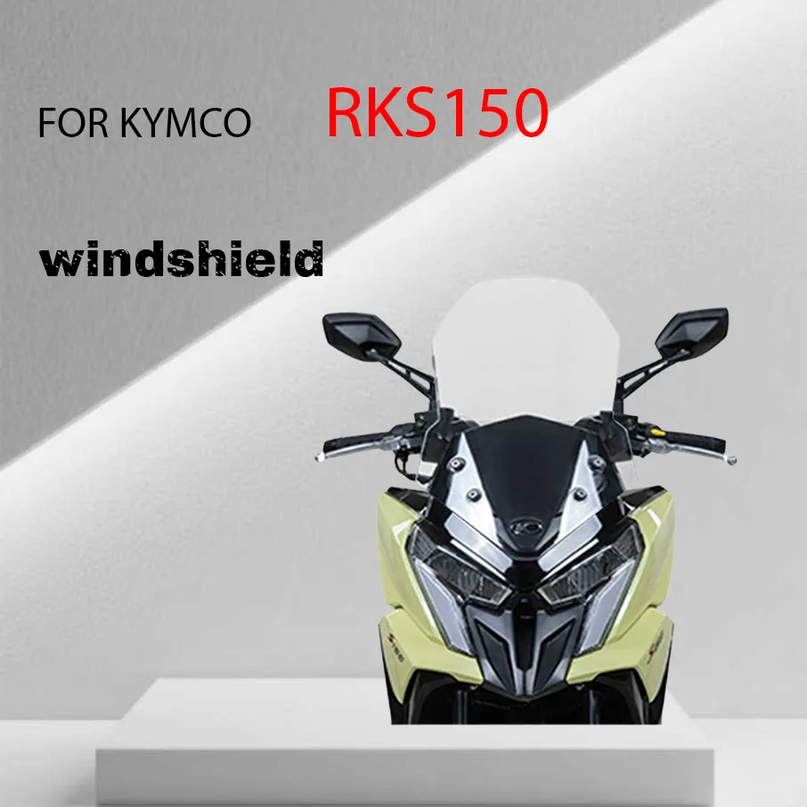 

For KYMCO RKS150 modified windshield Racing X 150 windshield, the front windshield is raised and widened