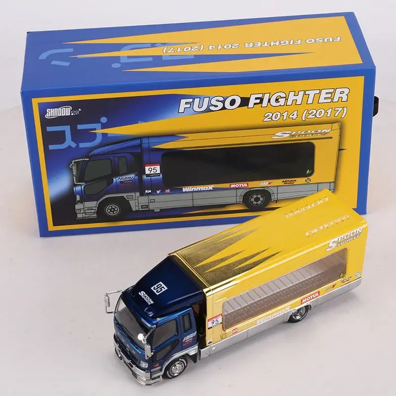 GCD 1/64 Mitsubishi Fuso MK2 Lepel Legering Speelgoed Motorvoertuig Diecast Metaal Model Geschenken