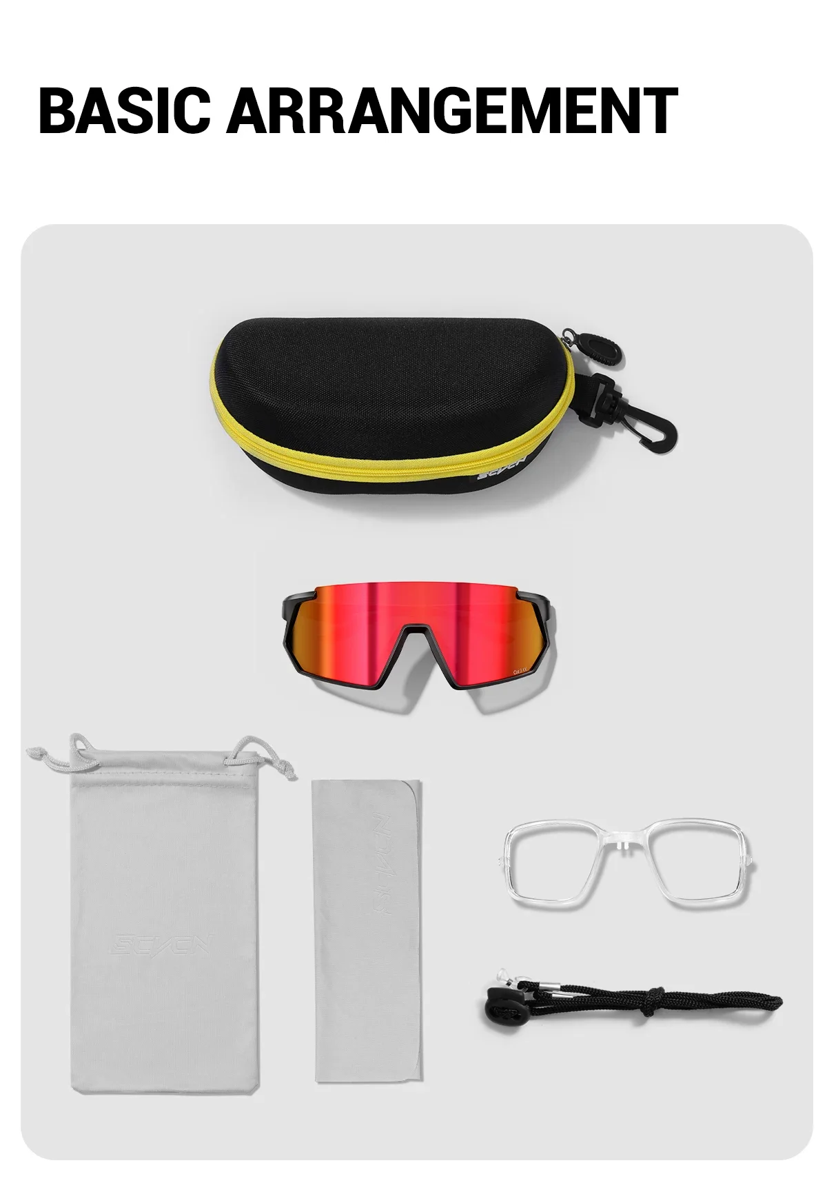 SCVCN UV400 Sportbrille Baseball Pickleball Radsport Sonnenbrille Fahr- und Wanderbrille für Männer und Frauen MTB Fahrradbrille Camping Golf – Detail 25