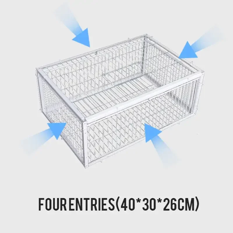 2Door Auto Trap Bird Cage Rabbit Cage Mouse Cage Only and No Output Zagęszczone i szyfrowane automatyczne narzędzie do zbierania gołębi