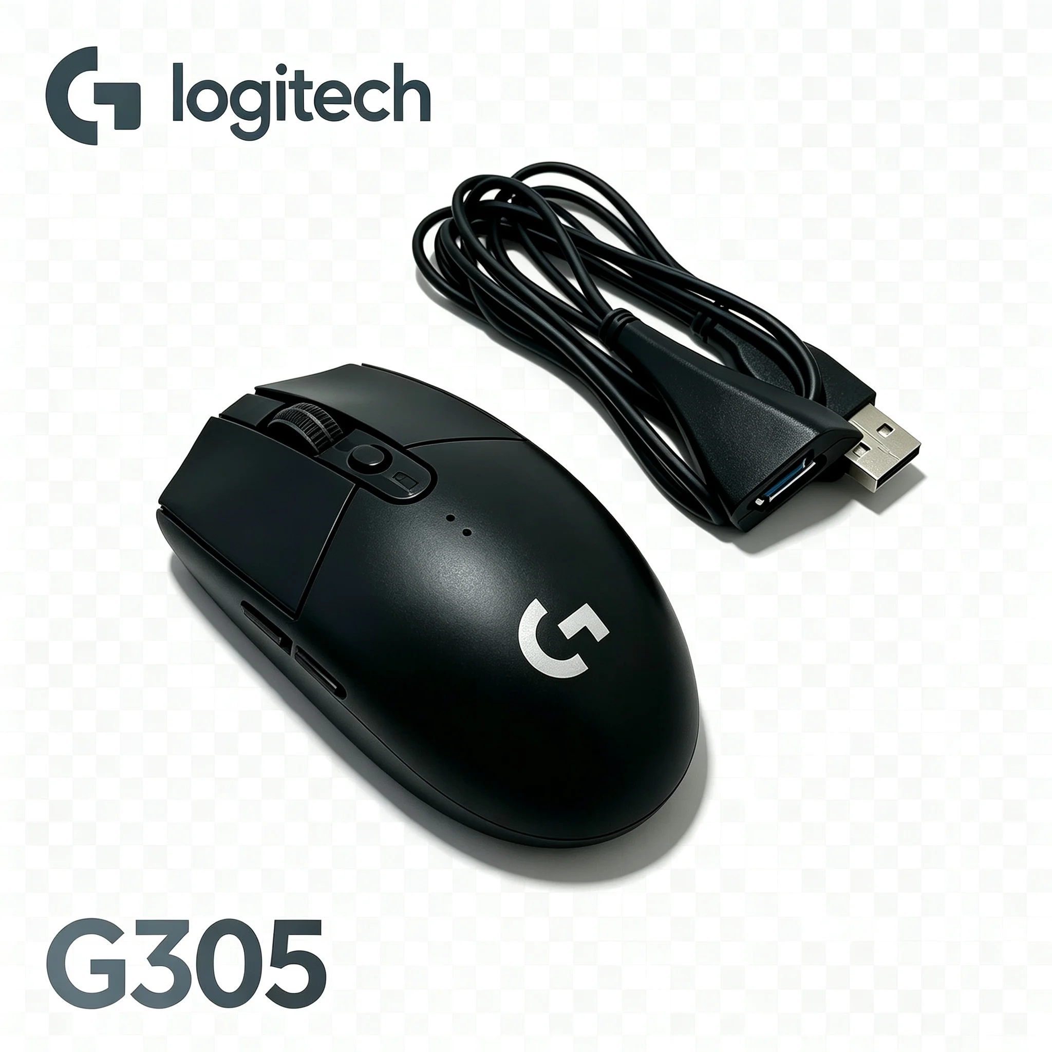 Logitech G305 2.4G Wireless Gaming Mouse Kit With Transfer Adapter Cable Fine‑Tuned Sensor Mice For Competitive Game Office Dail