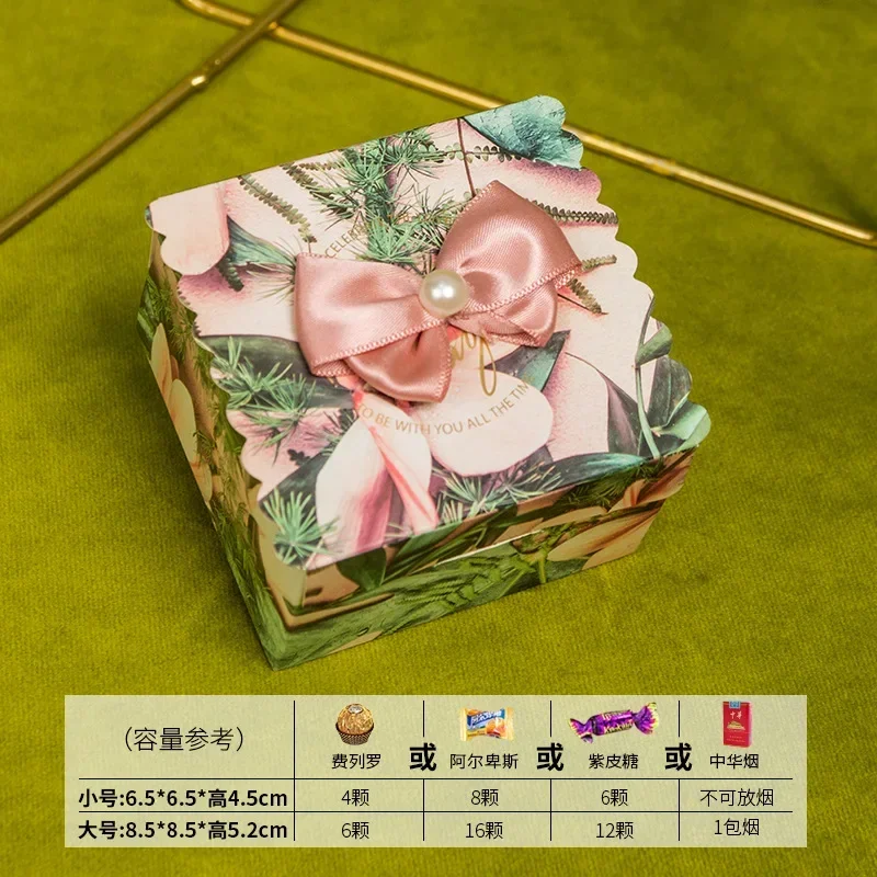 50/20pcs Wedding Favors For Guests In Bulk Navy Blue Marble Gift Box Bonbonniere Candy Treats Party Decorations With Ribbon view 5