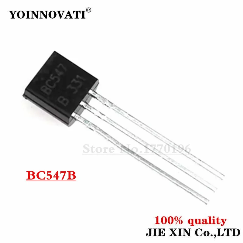 100PCS=50pairs BC547B BC557B TO-92 Transistor