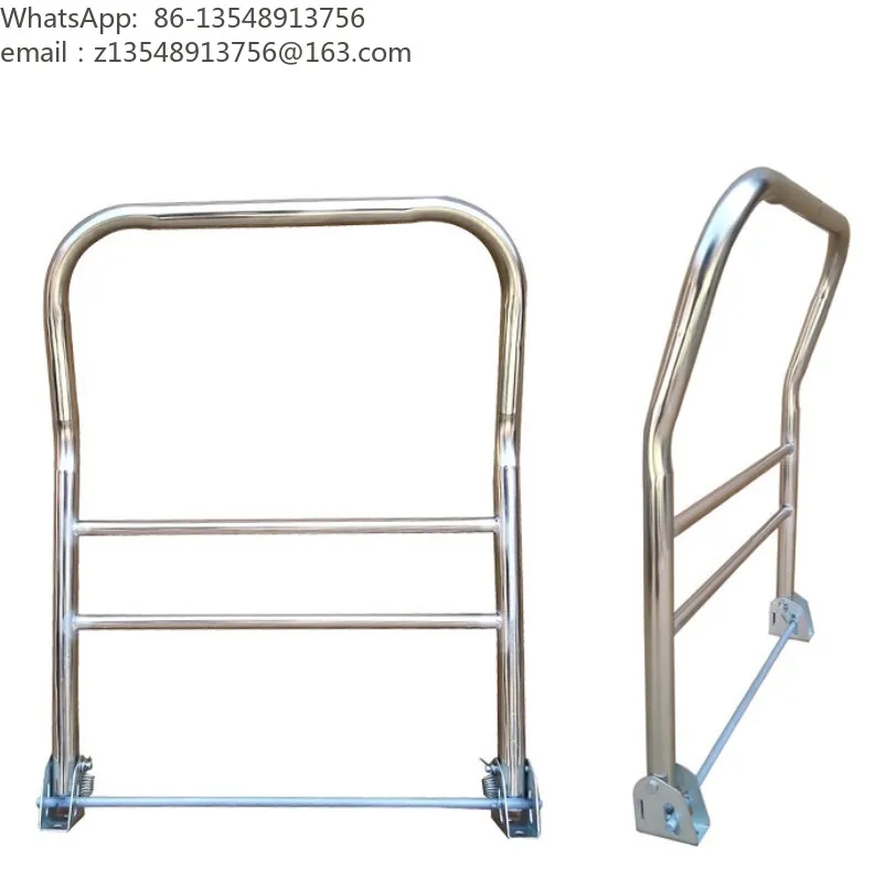 trolley Flat car Stainless steel handle truck Folding armrest trolley Activity Thickened handle for accessories