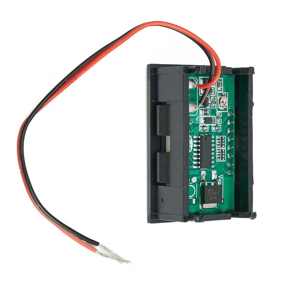 User Friendly LED Digital Voltmeter For Cars Motorcycles And Marine Vehicles Clear Display With Red And Green Power Bars