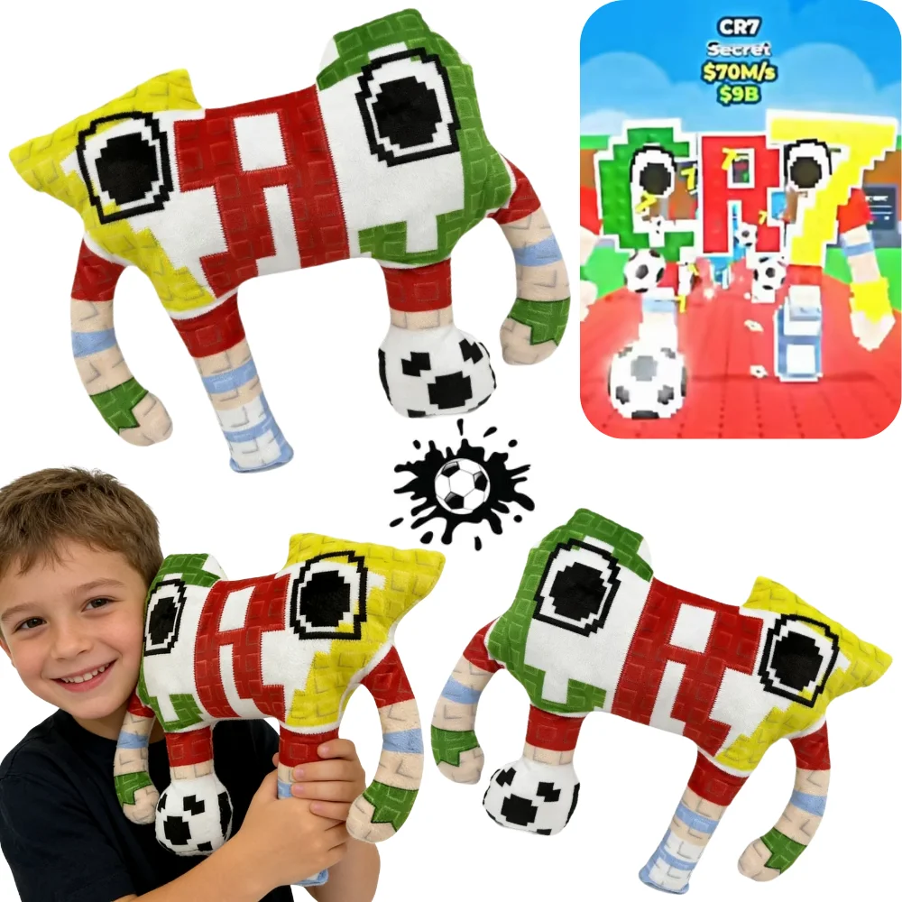 

ГОРЯЧАЯ 2026 Праздничная новая плюшевая кукла Brainrot Football CR7 Плюшевая кукла Симпатичная аниме-периферия Игрушка на день рождения Новый год Подарок на День Святого Валентина