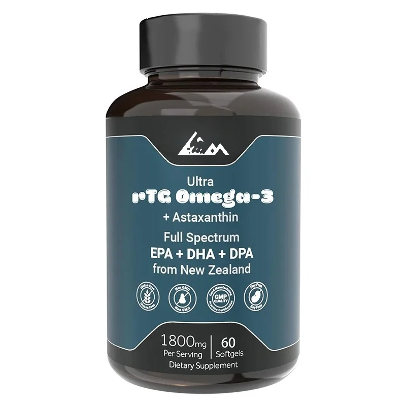 Fish Oil 1800mg, Containing Tuna, Full Spectrum Omega-3 EPA, DHA, and DPA. 60 Soft Capsules