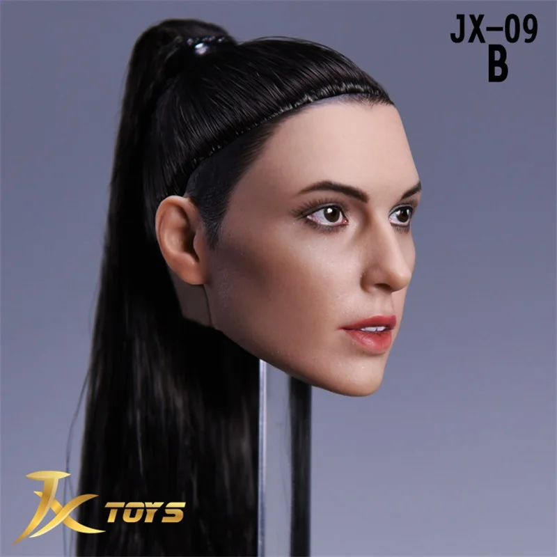 JXtoys JX-09 1/6 Female Soldier Gal Gadot Hair Planting Head Carving Model Accessories Fit 12'' Action Figure Body In Stock