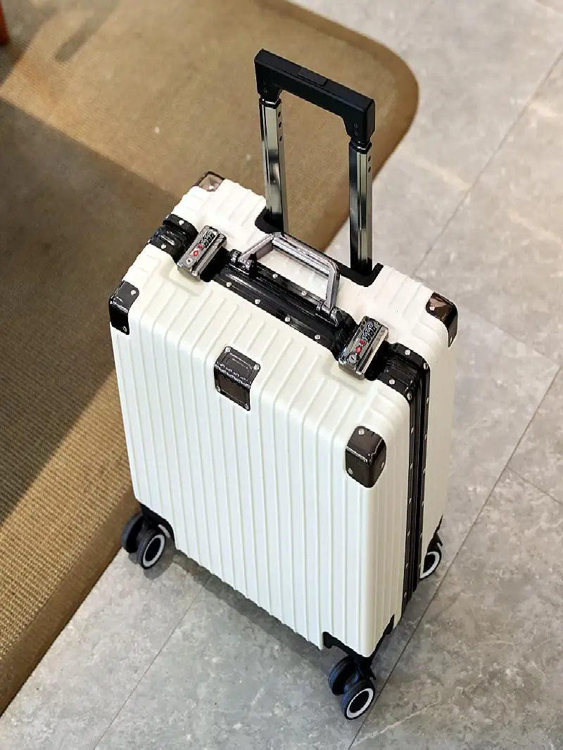 

Чемодан для ручной клади Легкий пульмен для ор-подростков Бизнес-путешествия Прочный АБС-материал ПК с универсальными колесами Lo